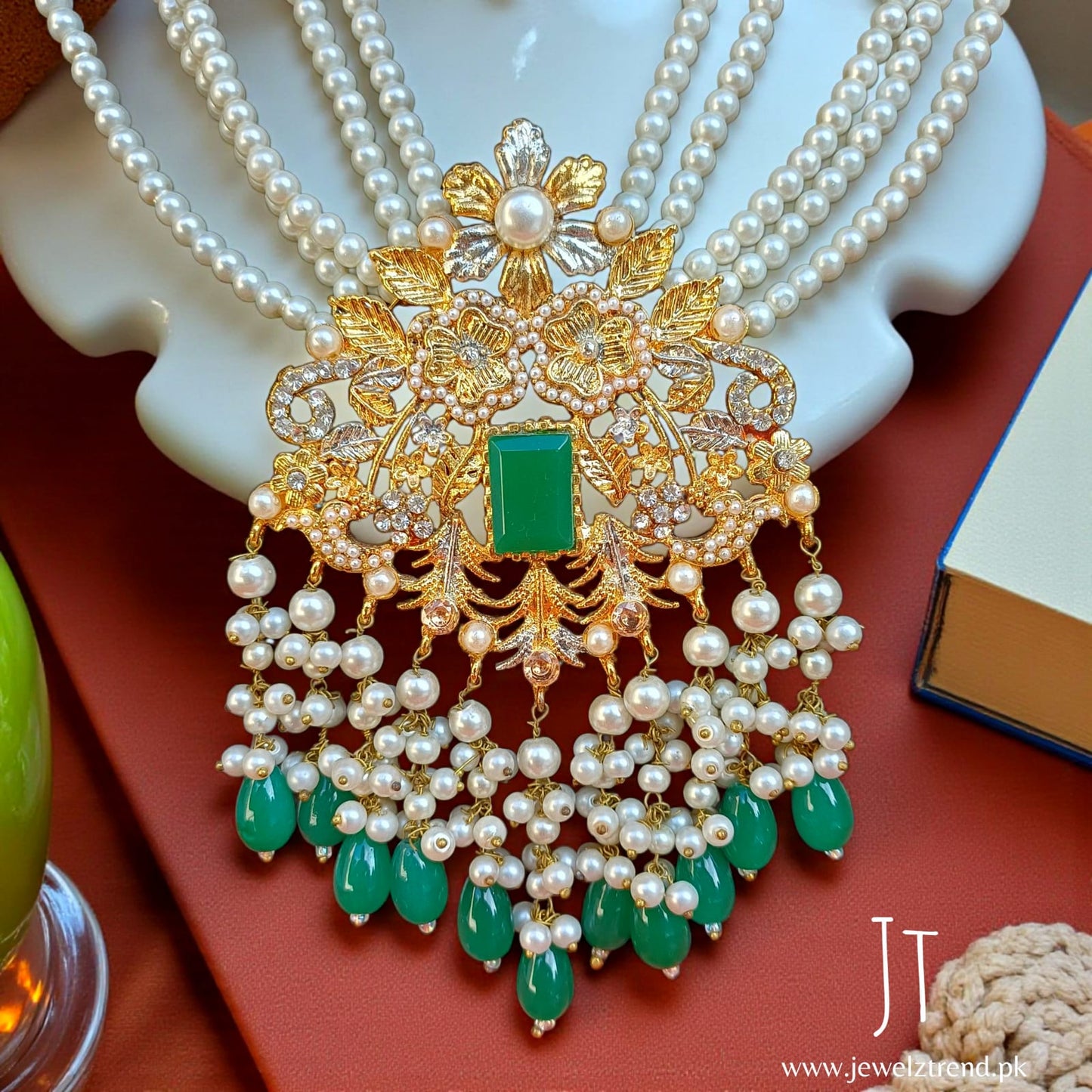 Ethnic Mala: Green