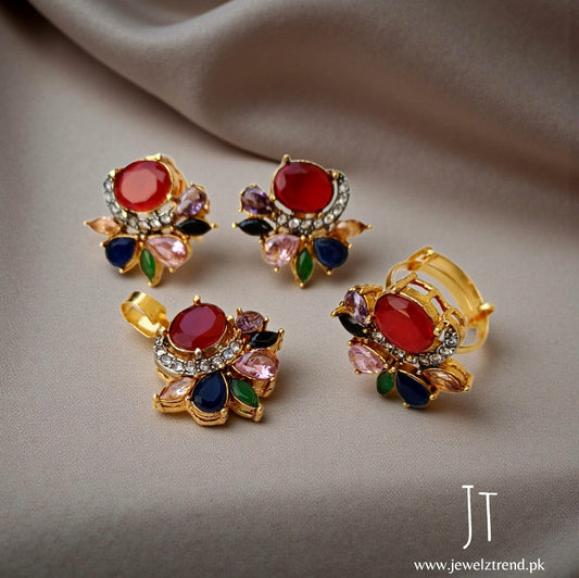 Blooming Petals: Locket Set