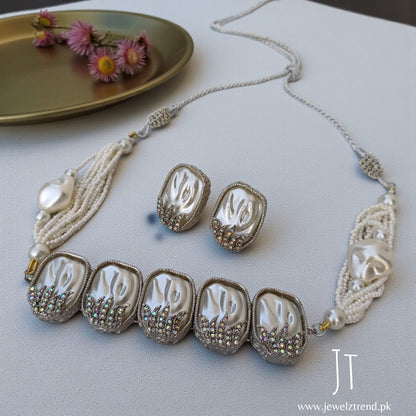 Tara: Turkish Choker on silver base