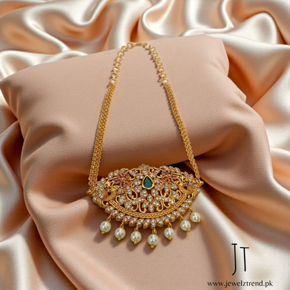 South Indian Choker with Jhumki