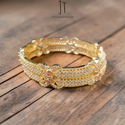 Imperial Gold: AD Premium Bangles