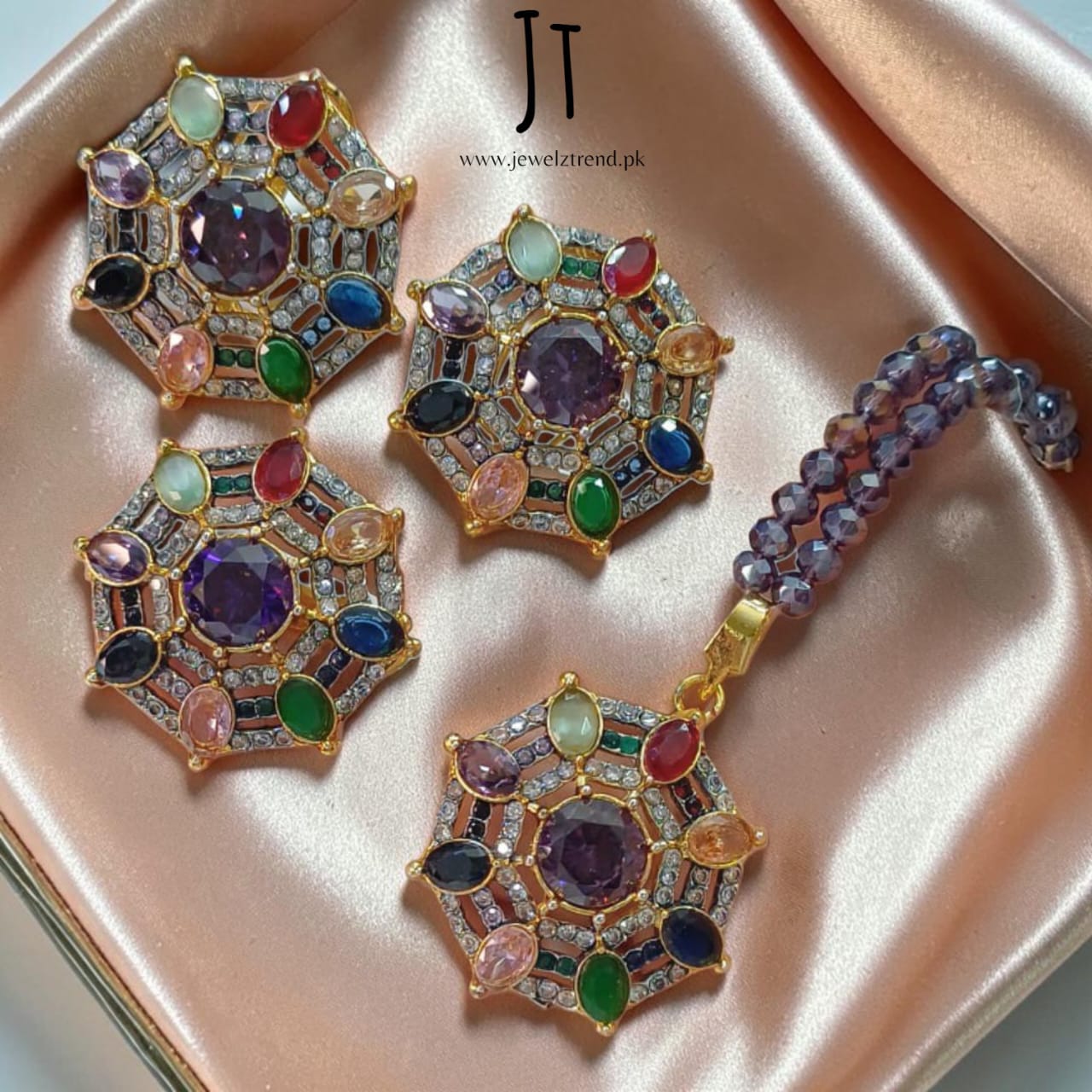 Floral Web: Locket Set