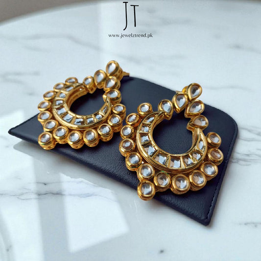 Rajkumari Kundan Meenakari Earrings