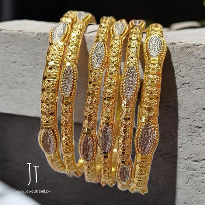 Haseen: Gold Plated Bangles Set