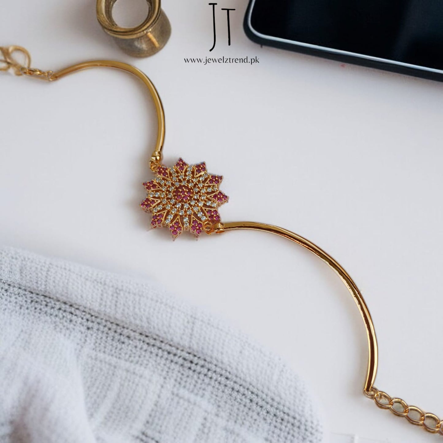 Radiant Ruby: Daily Wear Bracelet