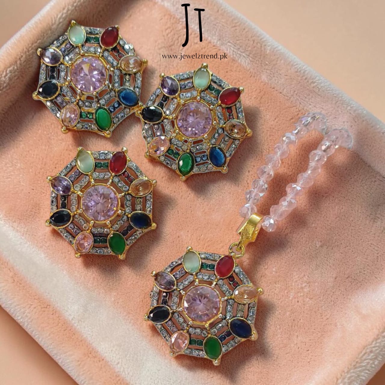 Floral Web: Locket Set