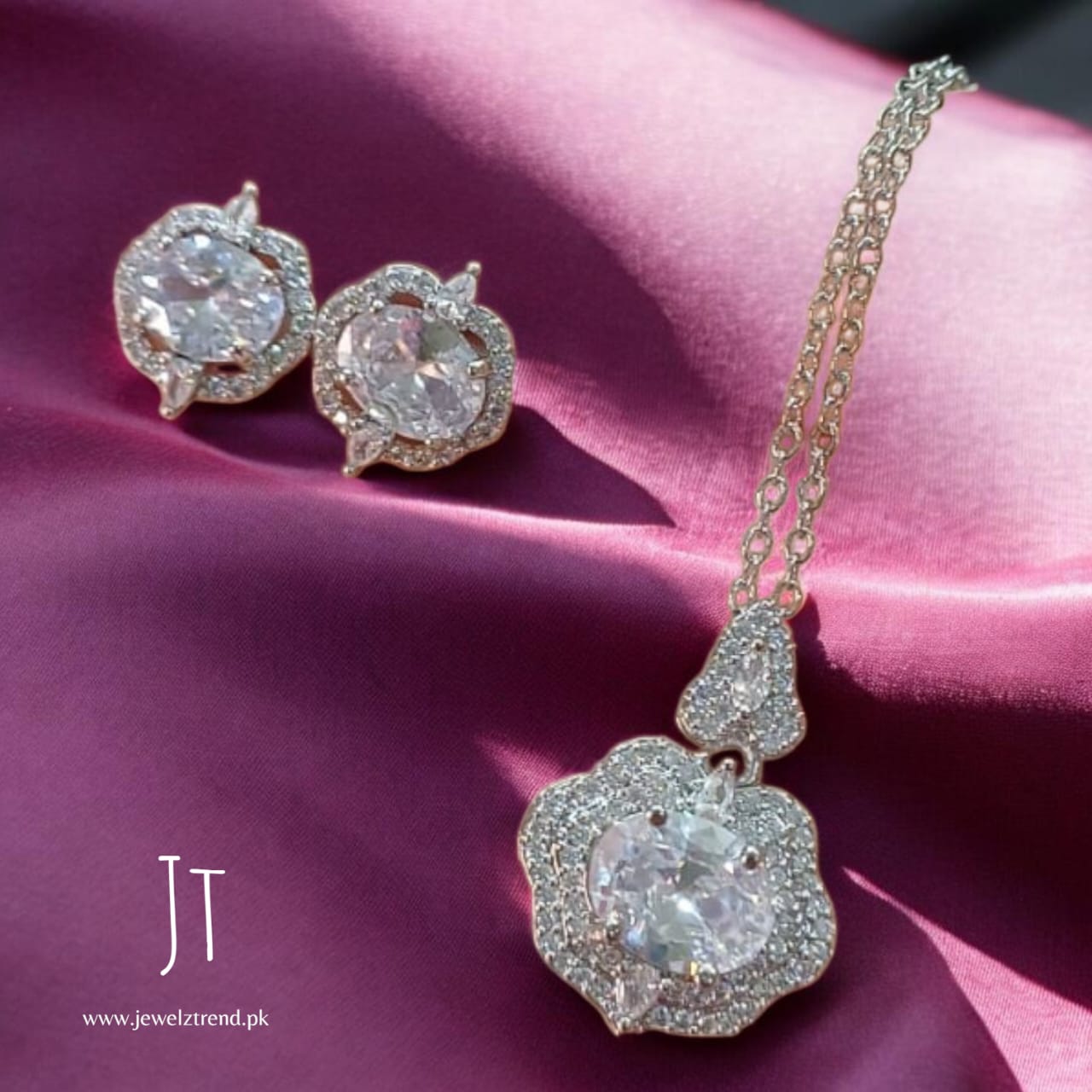 Silver AD Locket Set