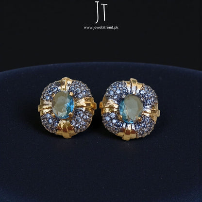 Cuboid Jurao Tops: Gold plated