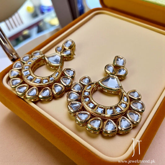 Rajkumari Kundan Meenakari Earrings