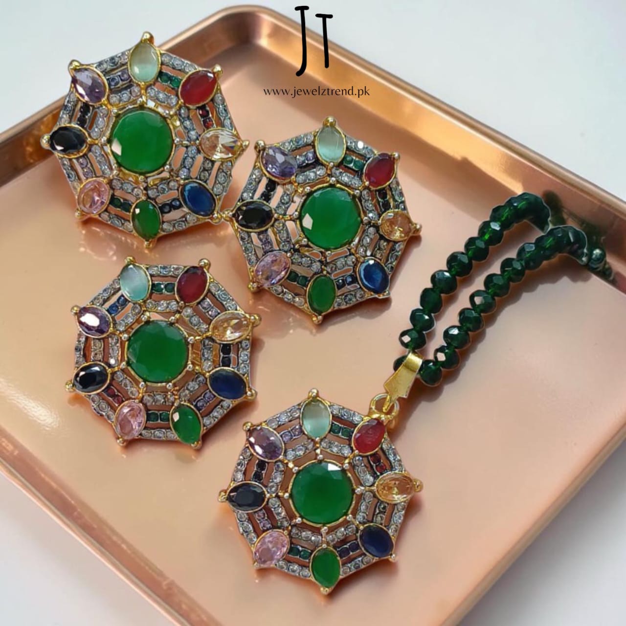 Floral Web: Locket Set