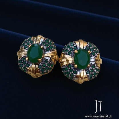 Cuboid Jurao Tops: Gold plated