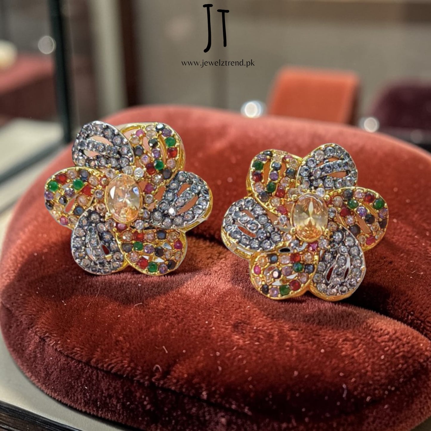 Floral Zone: Gold-Plated Tops