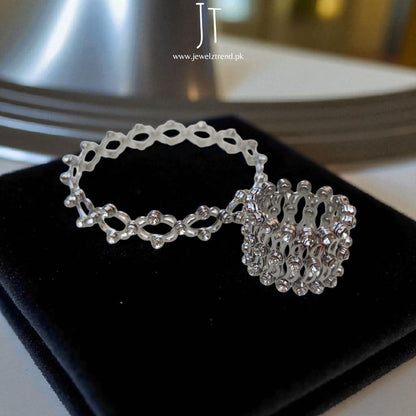 Ring Bracelet Silver