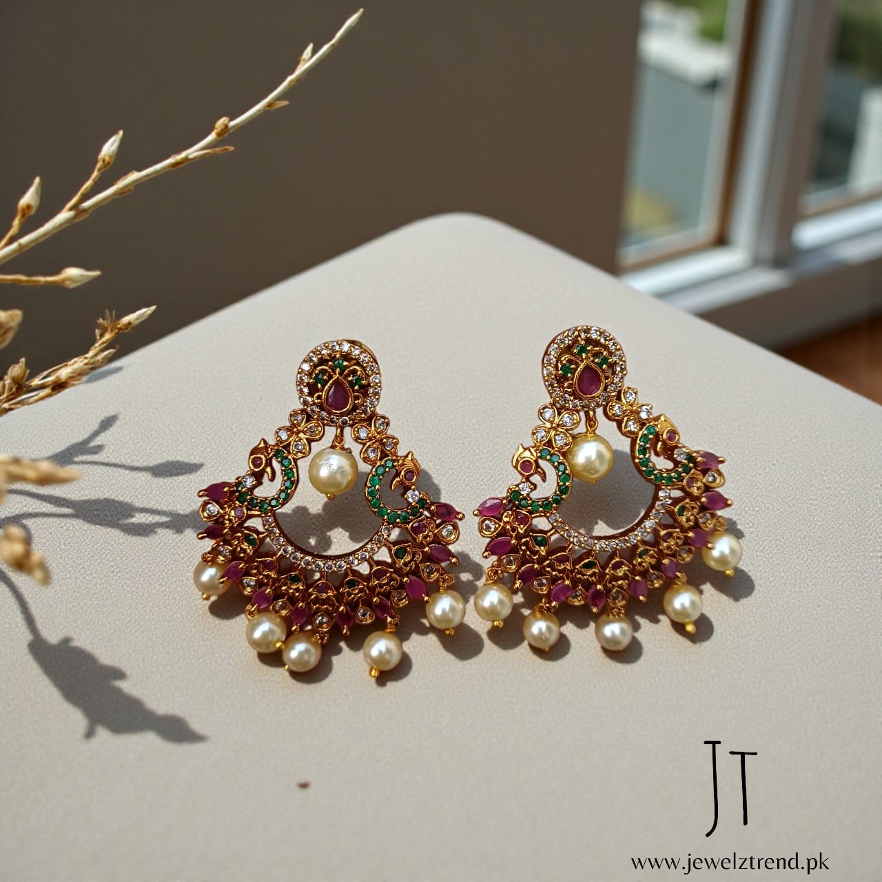 Mehnaz: South Indian Earrings