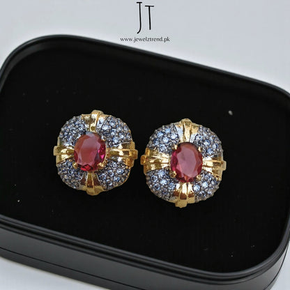 Cuboid Jurao Tops: Gold plated