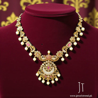 Rang e Bahaar: South Indian Set (Ruby)