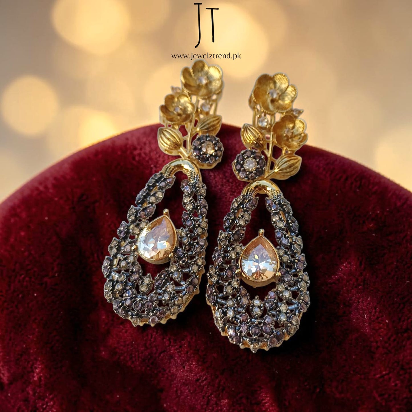 Tulip: RP Based Long Earrings