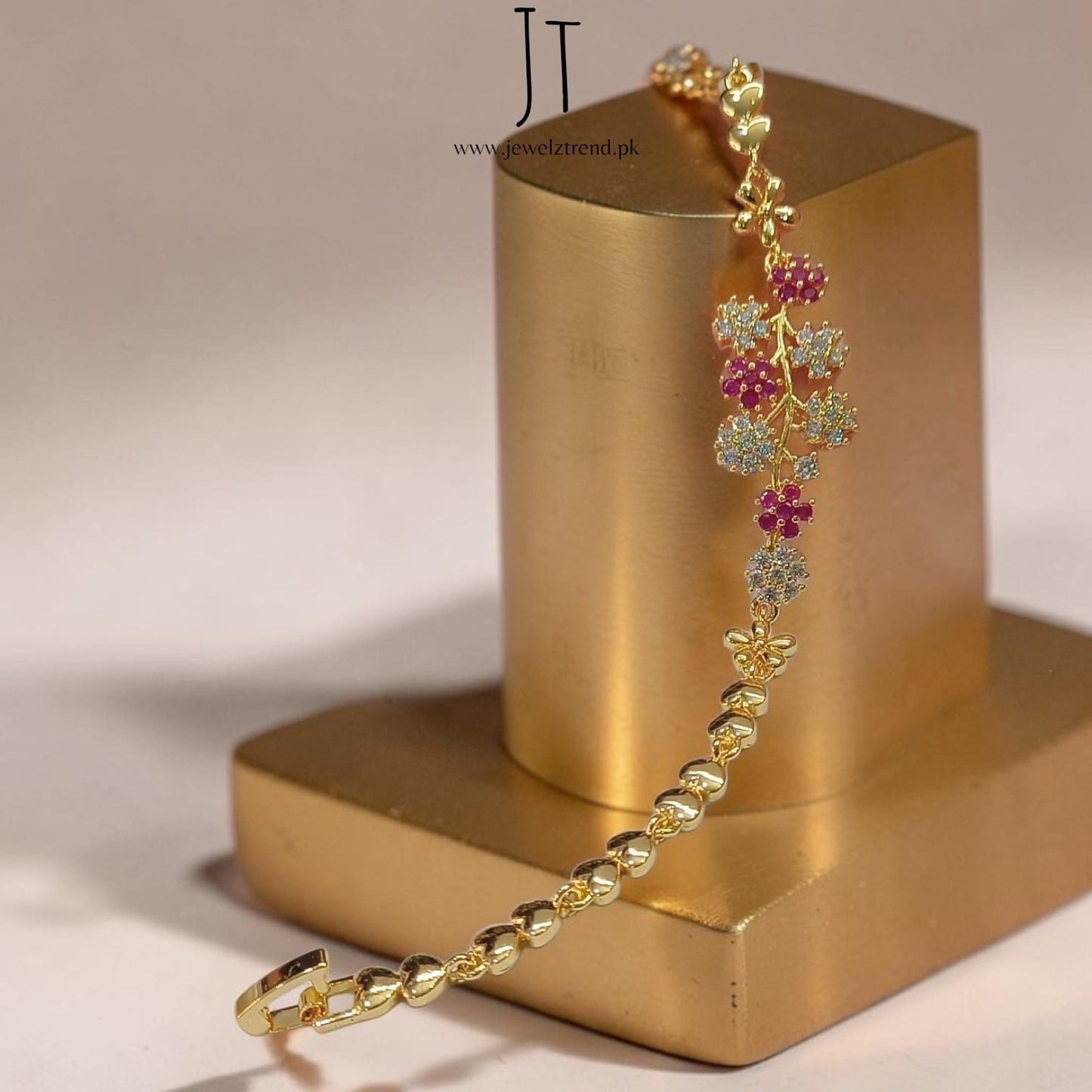 Ruby Elegance: Bracelet