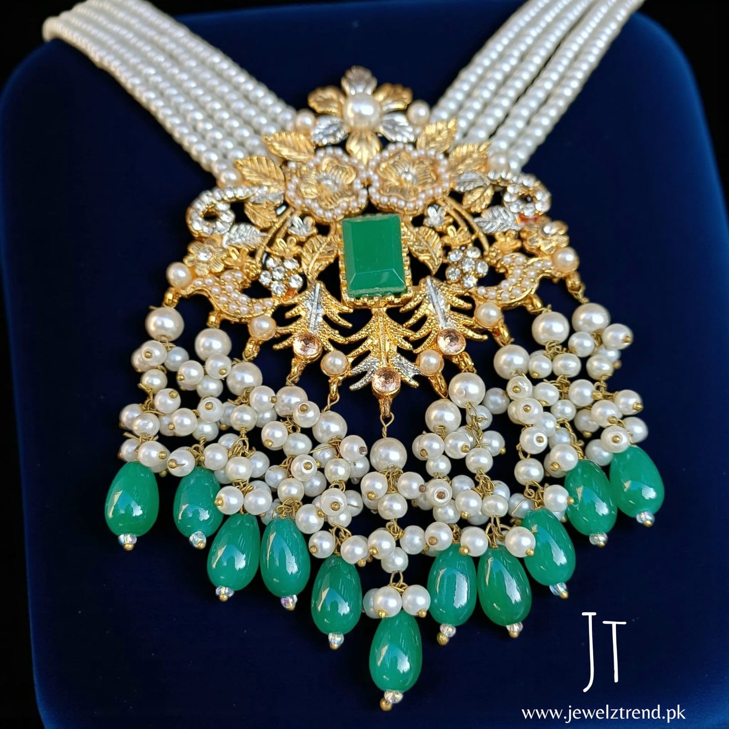 Ethnic Mala: Green