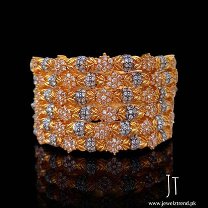 Noor Gold Zircon Bangles