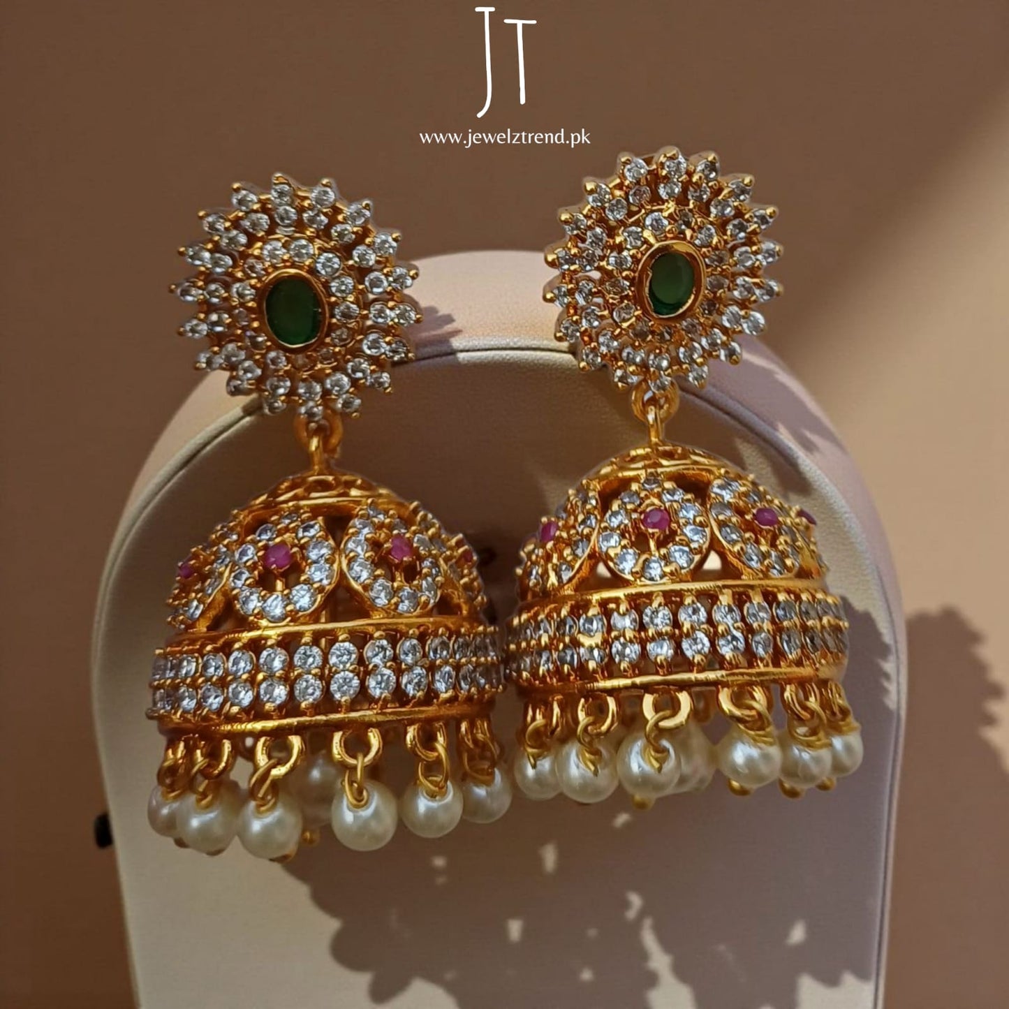 South Indian Choker with Jhumki