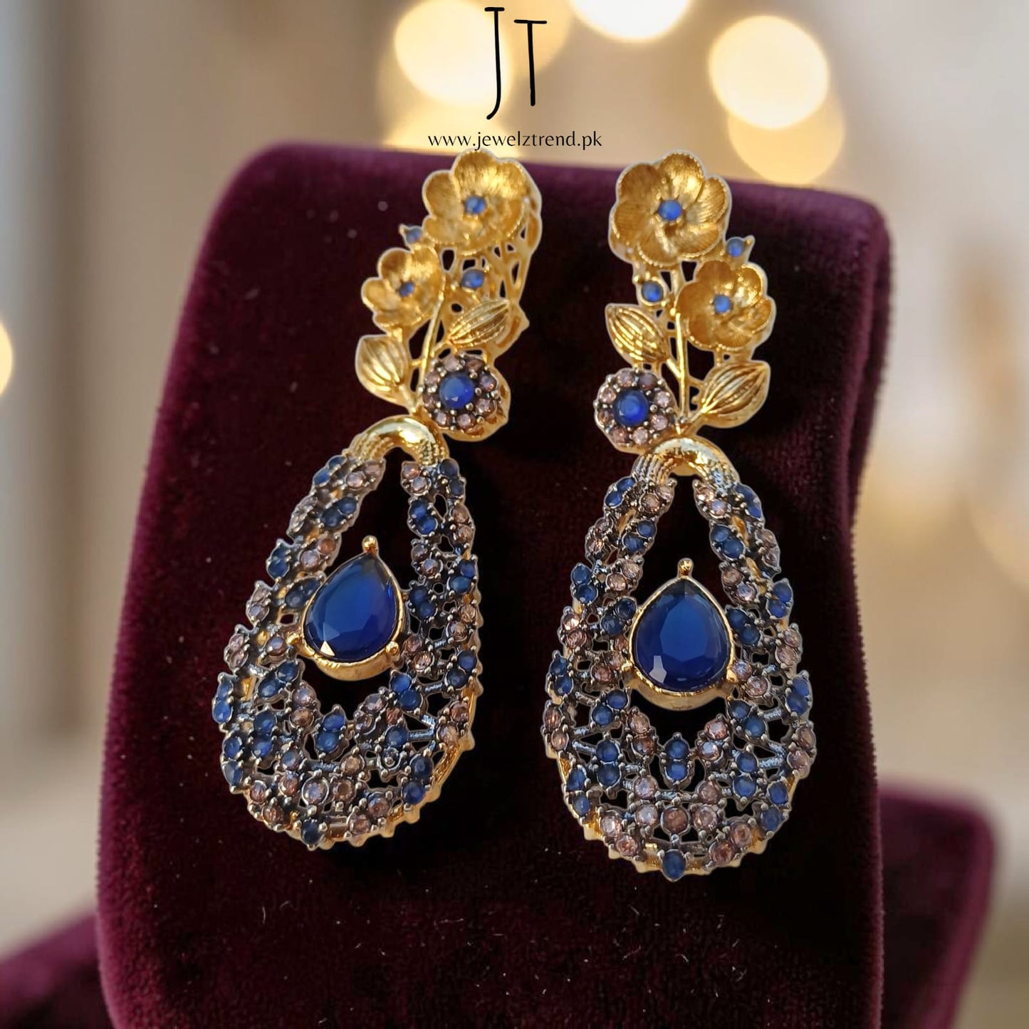 Tulip: RP Based Long Earrings