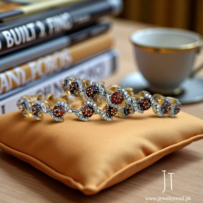 Jurao Swivel Kangan: Red