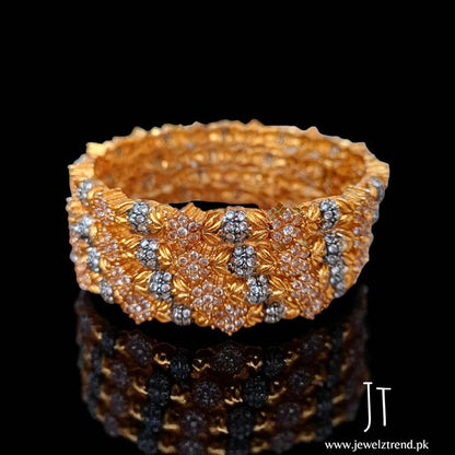 Noor Gold Zircon Bangles