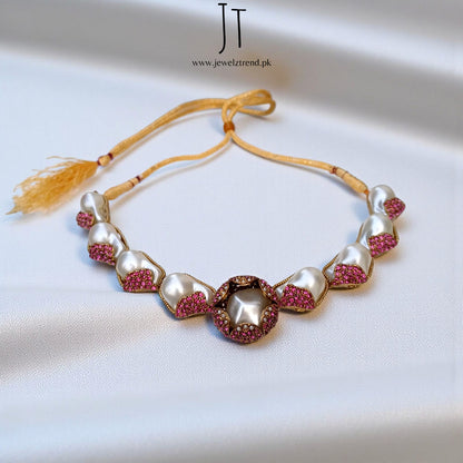 Imperial Sultanate Necklace (Hot Pink)