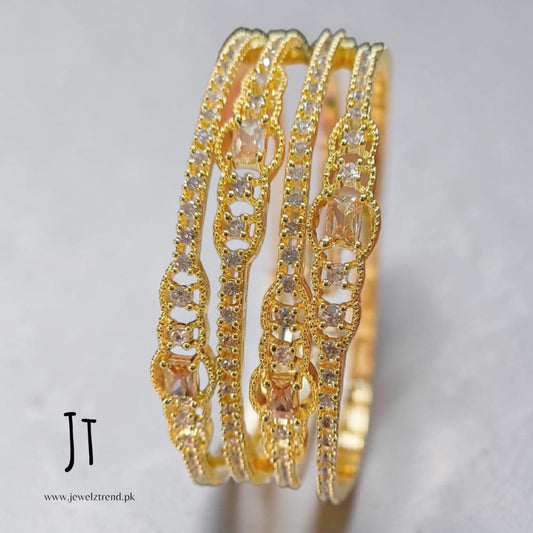 AD Bangles: 1 carat polished