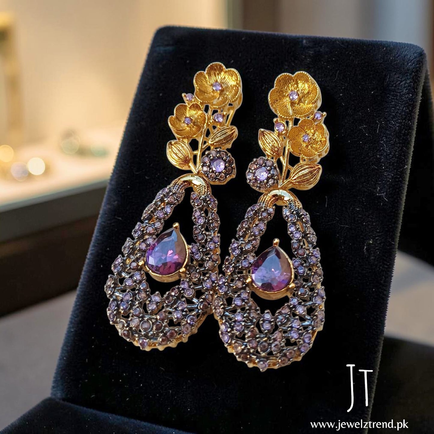 Tulip: RP Based Long Earrings