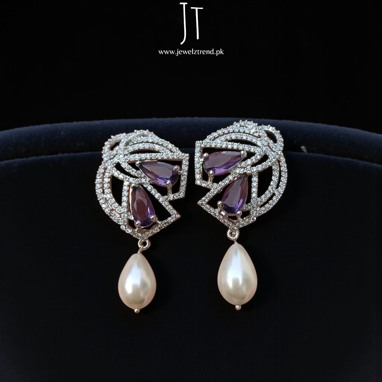 Sophisticated Silver AD Earrings