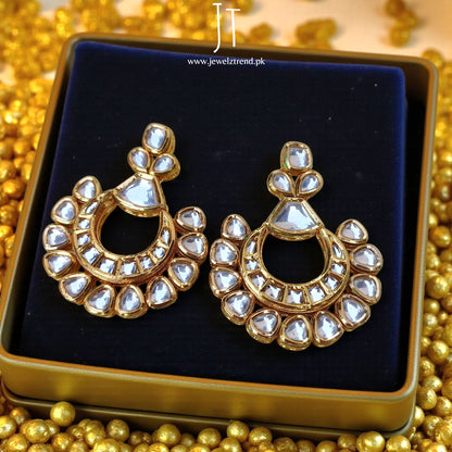 Rajkumari Kundan Meenakari Earrings