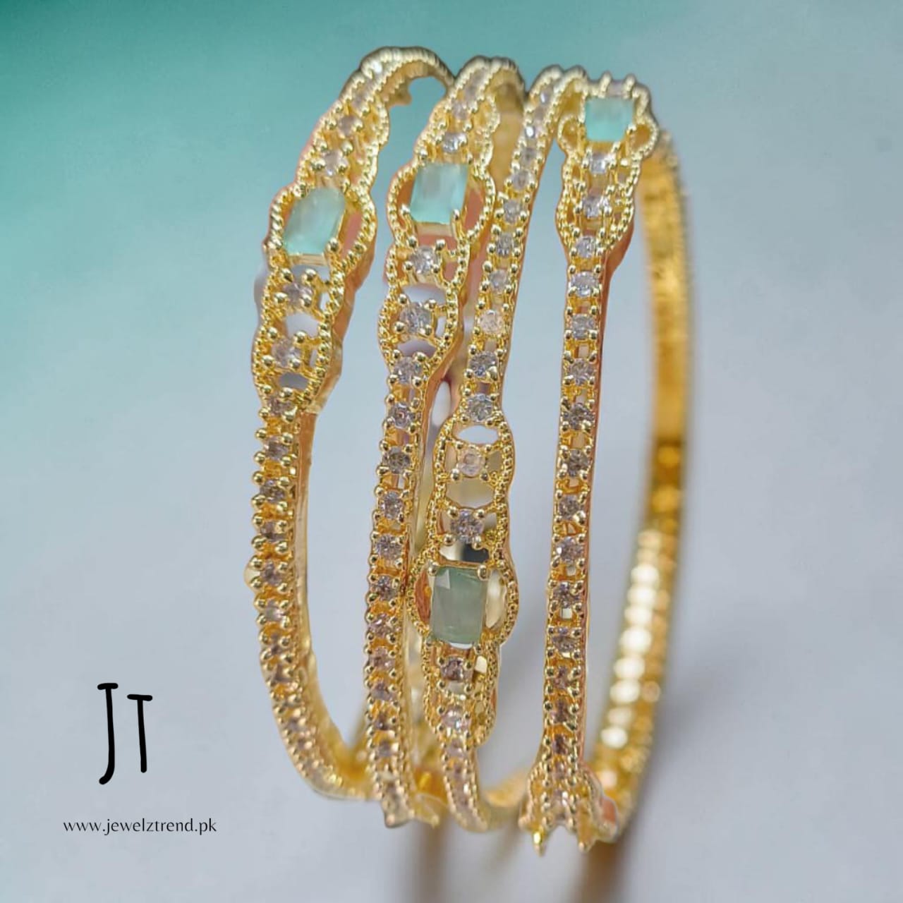 AD Bangles: 1 carat polished
