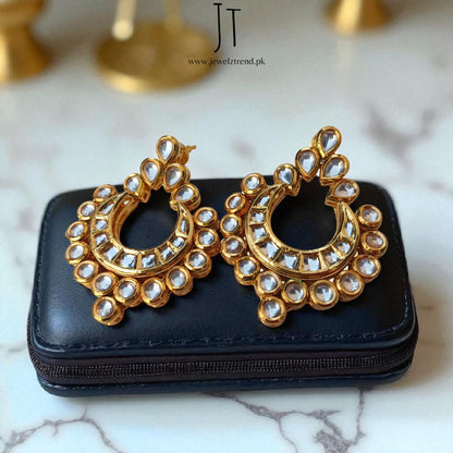 Rajkumari Kundan Meenakari Earrings